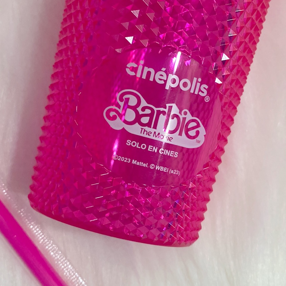 Barbie The Movie Pink Diamond Studded Tumbler NWT Excellent Condition - Picture 8 of 12